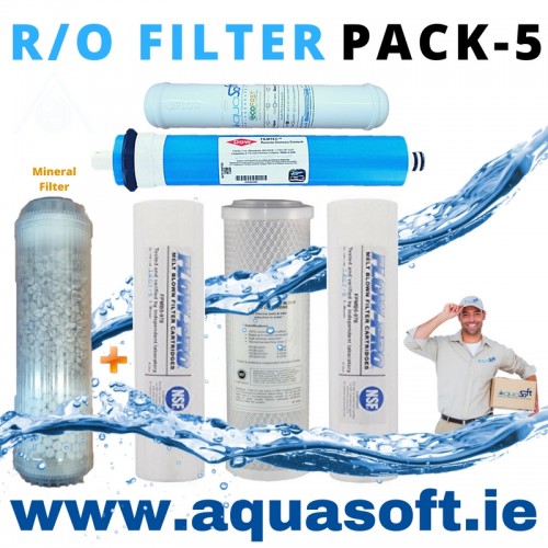 6 Stage Reverse Osmosis Filter - Pack 5